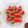 Charms 3pcs/Lot Resin Charm Colorful Halloween Strawberry DIY Earring Keychain Necklace Dangl Pendants For Jewelry Making Accessories