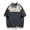 Schnell trocknendes Poloshirt für Herren, Sommer, atmungsaktiv und kühl, T-Shirt mit Revers, kurzen Ärmeln, Sport