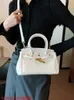 BK Leather Leather Handbag أكياس نسائية فاخرة فاخرة حقيبة متخصصة للنساء في صيف عام 2024 من المألوف الجديد والكتف واحد الصليب الأصلي جودة 1: 1 HBCL