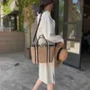 Umhängetaschen Sommer andmade Woven Für Frauen Stroh Beac Tasche Raan Kined andbags Totes Boemia Damen Korb Umhängetasche SoulderH24219