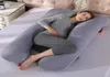 Grossesse femmes corps coton oreiller enceinte oreiller U forme maternité sommeil soutien oreiller pour dormeur latéral femmes enceintes C10023330730