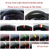 Steering Wheel Covers Ers Customized Car Er Anti-Slip Perforated Leather For M Sport 3 5 Series E46 E39 M3 M5 Accessories Drop Deliver Otgap