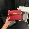 Clássico Qualidade Manhattan Saco Designer Bolsa Mulheres Bolsa De Ombro Bolsa Banhado A Ouro Botão Tampa Bolsa Mensageiro Bolsa De Ombro De Couro De Luxo Crossbody Bag