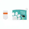 Vêtements pour chiens 8pcs chaussures pour animaux de compagnie blanches non-tissés de protection jetables couvre-chaussures couvre-pieds pour les activités de plein air des animaux de compagnie