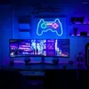 Nattljus Neon Sign Teenager Boy Room -dekoration drivs av USB -spelkontroller Light Player Playe