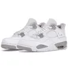 nike air jordan 4 aj4 대학교 블루 블랙 고양이 해고 된 빨간색 흰색 시멘트 순수 돈 모터 스포츠 남자 트레이너 스포츠 운동화 야외 패션