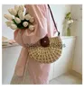 Schoudertassen 2023 Vrouwen Shell Zomer Telefoontassen Stro Crossbody Tassen Casual Reizen Damestassen Strandvakantie Tassen Drop ShippingH24219