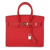 Большая сумка Bk 2024 Женская сумка на одно плечо из коровьей кожи с внешним швом, большая красная сумка второго поколения