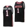 S-6XL Davidson Wildcats Baloncesto universitario 5 Grant Huffman Jerseys 1 Reed Bailey 15 Sean Logan 3 Achile Spadone 12 Hunter Adam 4 Mike Loughnane 22 Riccardo Ghedini