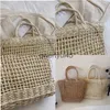 Totes Fasion Borsa a tracolla intrecciata in paglia da donna Beac Basket Borsa da donna di grande capacità e borsa Boemia Raan Sopper Tote ollow OutH24219