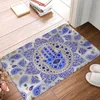 Carpets Fatima Dot Art On Mother Of Pearl Hamesh Hamsa Hand Peace Non-slip Rug Doormat Living Room Mat Hallway Carpet Indoor Decorative