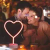 Veilleuses en forme de cœur, signe lumineux au néon pour Bar, Pub, KTV, fiançailles de mariage