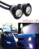 Auto LED Light 10 szt. Białe DC12V 9W Eagle Eye Daytime Running DRL Backup Lampa Bulbs7335291