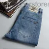 Men's Jeans designer Designer Fashion men's jeans spring and summer stretslim trousers light blue men IDK4 T1WS