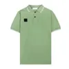 Été loisirs temps confortable hommes Polos Simple broderie Logo solide Polo marque de mode Couple à manches courtes SS