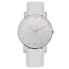 2020 Topmerk Hoge Kwaliteit Strass Dames Dames Eenvoudige Horloges Kunstleer Analoog Quartz Horloge Klok Saat Gift1282p