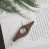 Solid Wood Creative Reading Press Page Wooden Ring One Handed Tool Book Buckle Simple 5U5K