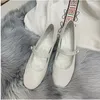 Chaussures habillées Mary Janes Round Toe Femmes Pumps Concis Concise Comfort Généhes en cuir Classic Classic sexy Sapato féminino printemps