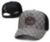 Ontwerper Baseball Cap caps hoeden voor mannen Vrouw voorzien hoeden Pet luxe jumbo fraise snake tijger bij Zonnehoeden Verstelbare c22