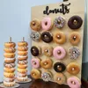Joy-enlife wodden donut wall donut holder donuts decoration donut party decor supplies baby shower decorations support donuts 2011256t