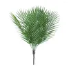 Dekorativa blommor Simulerade växter Konstgjorda palmträd ersätter tropiska blad utan blomkruka för hemträdgård