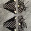 Bikini da donna firmati di alta qualità - Costumi da bagno estivi sexy con stampa di lettere, taglie S-XL