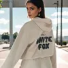 White Designer Tracksuit Fox Hoodie Sets Two 2 Piece Set Women Mens Clothing Set Sporty Long Sleeved Pullover Hooded Tracksuits Spring Autumn Winter Smart 444