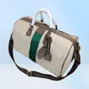 The Hacker Project Duffle Bag Graffiti Coated Canvas Medium Beige Big Capacity Designer Luxury Luggage Handle Bag 45CM5742594