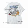 Damskie topy mody sportowe Tshirt Summer Designer Offs Białe bawełniane luźne koszulki swobodne krótkie rękawy Malarstwo olejne Tshirty męskie koszulki ih1g