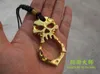 Outdoor Self Designer Obrona Pierścień Pierścień Pierścień Wolf Key Chain Breaker Jy2N