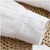 Elbow Knee Pads Ruffles Pleated Fake Sleeves Detachable Cuffs Chiffon Hand Wrist Wristband False Flared Drop Delivery Sports Outdoors Othl1