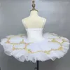 Stage Wear For Kids Girls Swan Lake Ballet Dance Clothes Adult Pancake Ballerina Figure Skating Dress Children Professional Tutu