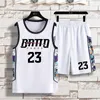 Youth Summer Sports Suit Male Junior High School Student Tank Shorts Basket Tandsome Outfit For Big Children