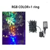 Led Strings Meteor Shower Rain Lights Outdoor Christmas Decoration Firecracker String Light Snow Falling Raindrop Icicle Fairy Drop Dh6Pd