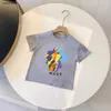 Nieuwe kinder T-shirts Kleurrijke Bloem Pop jongens top Maat 90-150 CM designer babykleding meisje Korte Mouw zomer katoen kind tees 24Feb20