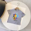 New Kids T Shirts Colorful Flower Doll Boys Top Size 90-150 cm Designer Baby Clothes Girl Short Sleeve Summer Cotton Child Tees 24Feb20