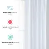 Curtain Yeahmart White/Cream/Grey Tulle Curtains for Living Room Decoration Modern Chiffon Solid Sheer Voile Kitchen Curtain