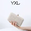 Creative Summer Straw Woven Hand Bag Fashion Versatil Evening Bag Chain Bag