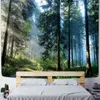 Tapisseries Scène Arbre Forêt Tapisserie Tapices Chambre Mur Art Maison Chambre Décor Esthétique Pour 2024 Tapiz Y2k Arazzi Suspendu