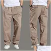 Calças masculinas calças de carga sweatpants solto em linha reta streetwear masculino harajuku moda calças casuais elástico trabalho entrega ap dhj6f