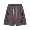 Hellstar curto designer casual mens shorts verão moda curto homens mulheres clássico malha esportes correndo fitness basquete calças respirável praia bottoms