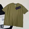 T-shirt da donna di design Applique Triangolo Logo Moda Semplice Y2k Camicie Estate Manica corta in cotone sciolto da uomo e da donna