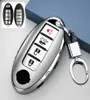 For Nissan Infiniti Accessories Full Covered Key Case Fob Chain Holder Cover21492973229537