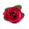 Декоративные цветы 30 шт. искусственные розы земляных тонов декор для столовой для стола искусственные цветочные головки