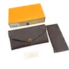 ファッションの女性クラッチウォレット本革素材レザーウォレットシングルジッパーウォレットレディレディースオレンジボックスカード5A付き長いクラシック財布