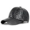 Berretti da baseball Uomo Donna Romanzo Modello coccodrillo PU Pelle Punk Parasole Berretto da baseball Primavera Sport Protezione solare Hip Hop Danza Cappello regolabile U13