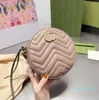 bolsas de grife Mini Circular Marmont Bags mulher bolsa de ombro crossbody