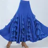 Stage Wear Flamenco Dress Spanish Dance Gypsy Skirt Woman Waltz Ballroom Classical Competition Practice Layered Big Swing Dancing