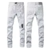 Projektant dżinsów fioletowe dżinsowe spodnie dżinsowe spodnie proste design retro streetwear fioletowa marka pant 829