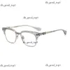 CH Cross Solglasögon Frames Designer Heart Men Eyeglass Pure Titanium Guldglasögon Plattan Myopia Chromes Women Brand Chromes Solglasögon av kvinnor Glasögon 758